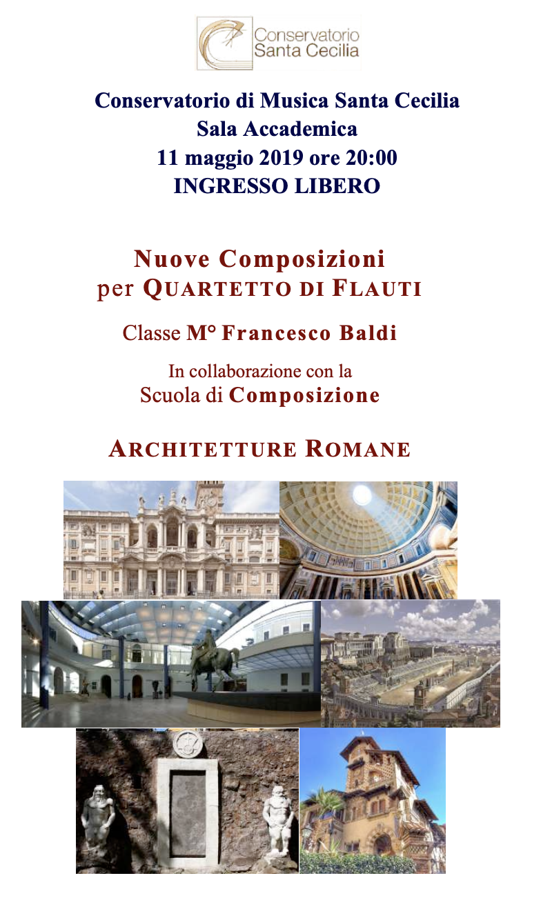 ARCHITETTURE ROMANE – CONSERVATORIO S. CECILIA
